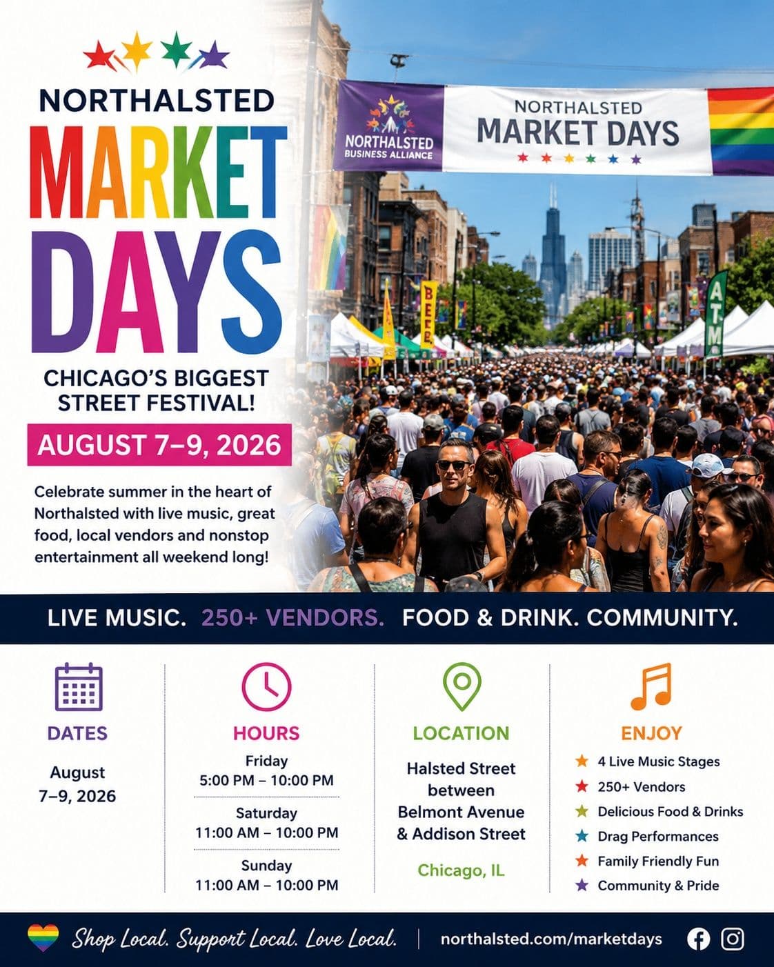 Chicago Market Days Street Festival information